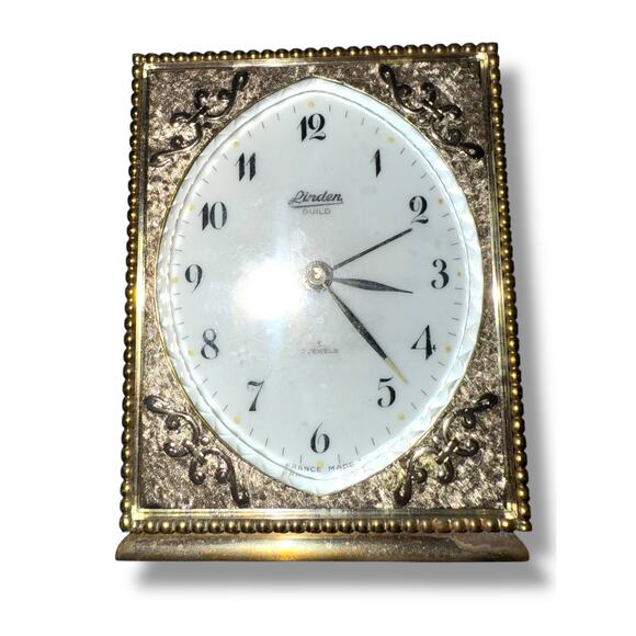 Vintage Linden Guild Wind-Up Alarm Clock - Picture 1 of 4